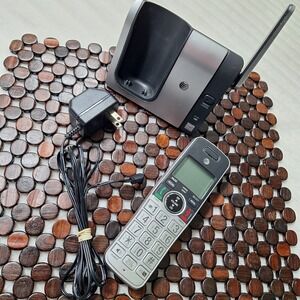AT&T Cordless Phone Answering handset Black Silver Caller ID HD Audio CL81214